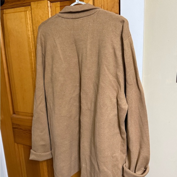 J. CREW Camel Sweater Blazer, NWT 3XL - Picture 5 of 6